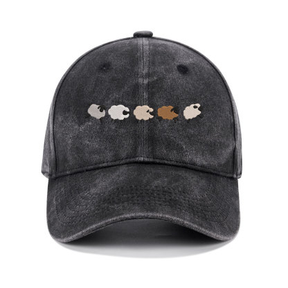 Follow Jesus Christian Washed Hat