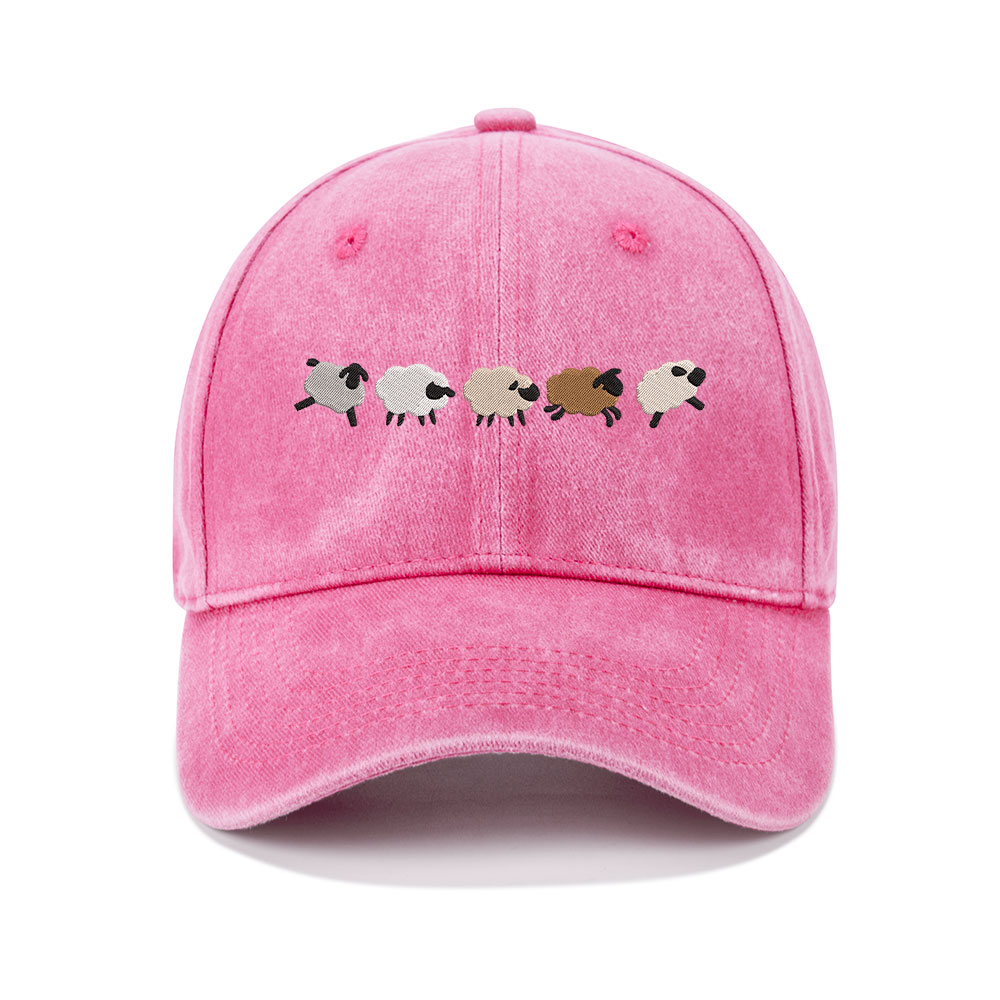 Follow Jesus Christian Washed Hat