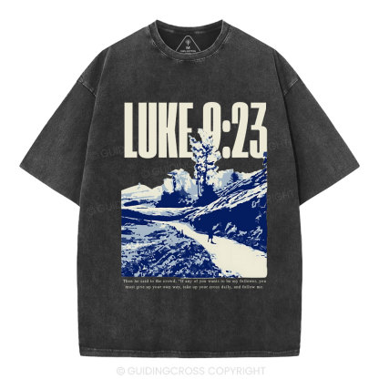 Follow Jesus Christian Washed T-Shirt