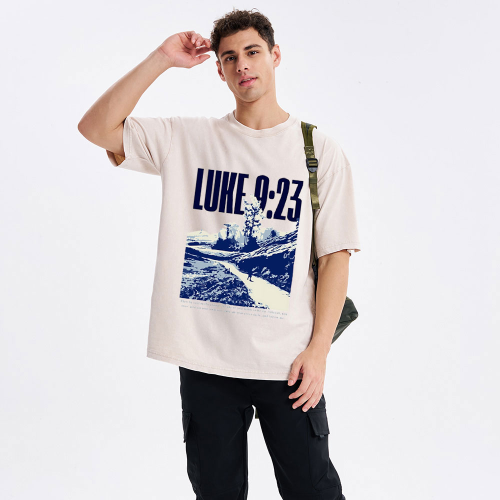 Follow Jesus Christian Washed T-Shirt