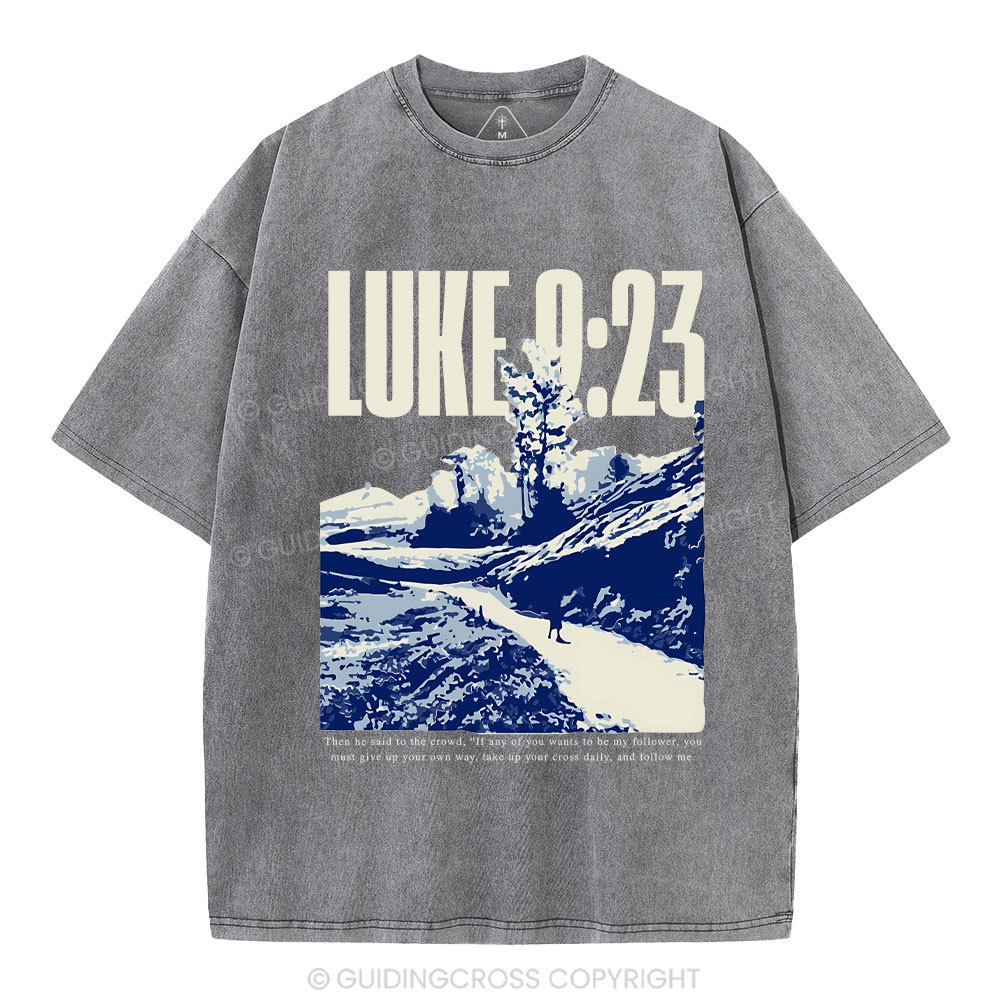 Follow Jesus Christian Washed T-Shirt