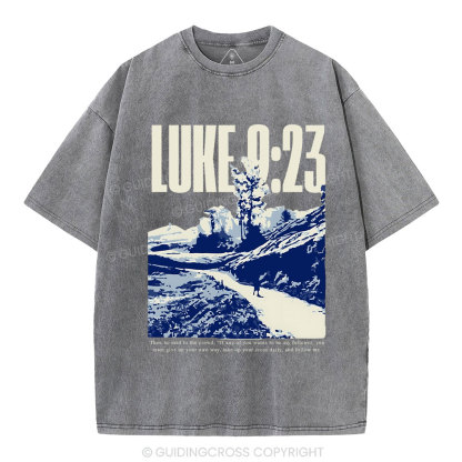 Follow Jesus Christian Washed T-Shirt