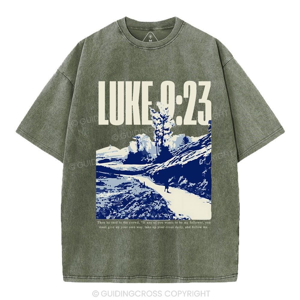 Follow Jesus Christian Washed T-Shirt