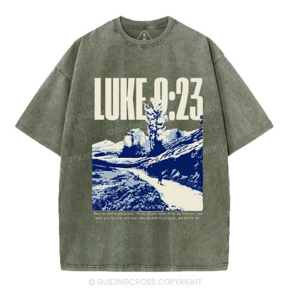 Follow Jesus Christian Washed T-Shirt