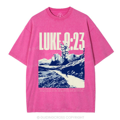 Follow Jesus Christian Washed T-Shirt