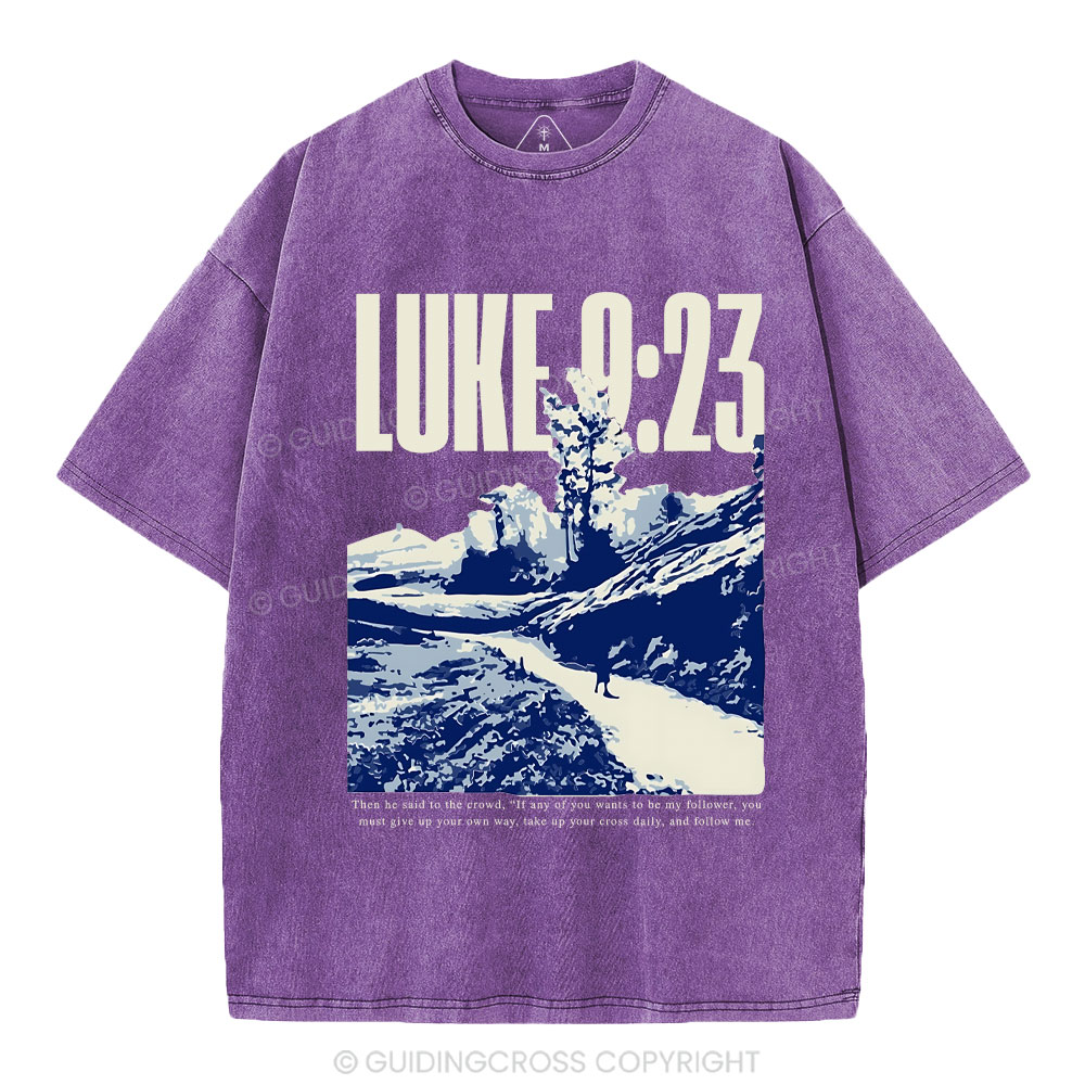 Follow Jesus Christian Washed T-Shirt