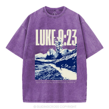 Follow Jesus Christian Washed T-Shirt