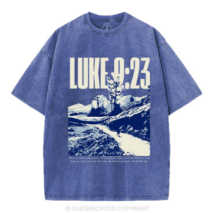 Follow Jesus Christian Washed T-Shirt