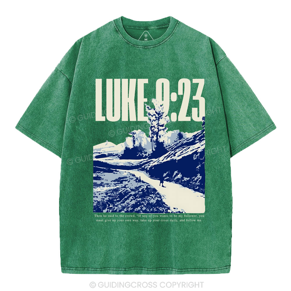 Follow Jesus Christian Washed T-Shirt