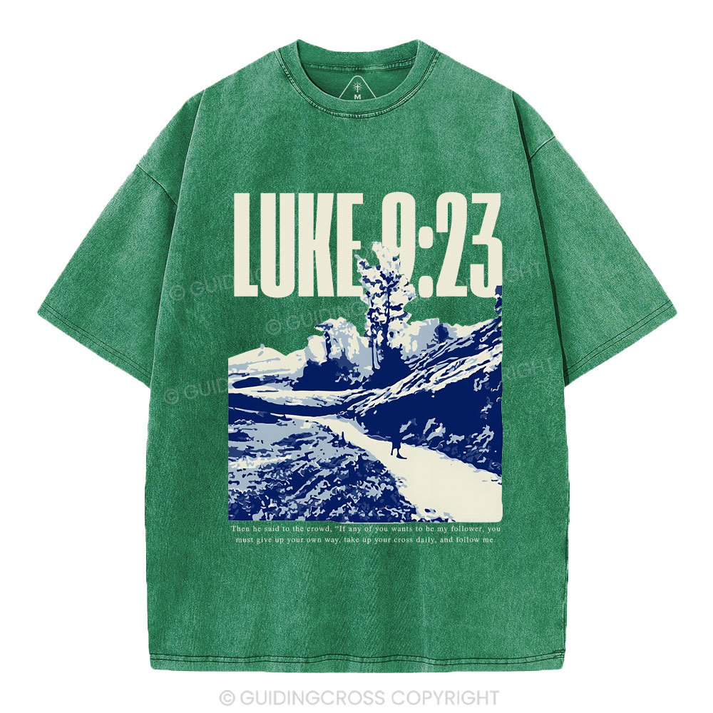 Follow Jesus Christian Washed T-Shirt