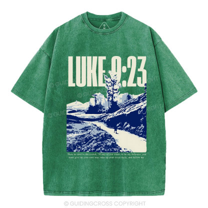 Follow Jesus Christian Washed T-Shirt