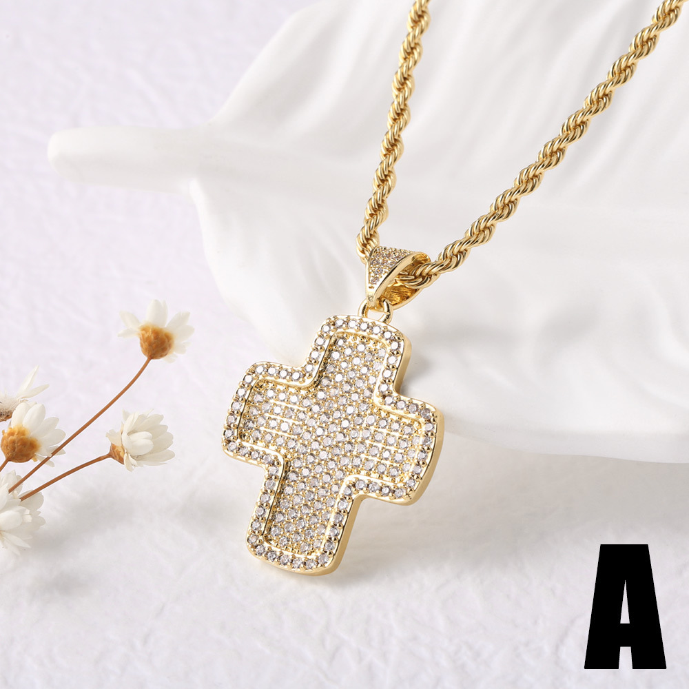 Follow Jesus Cross Christian Necklace