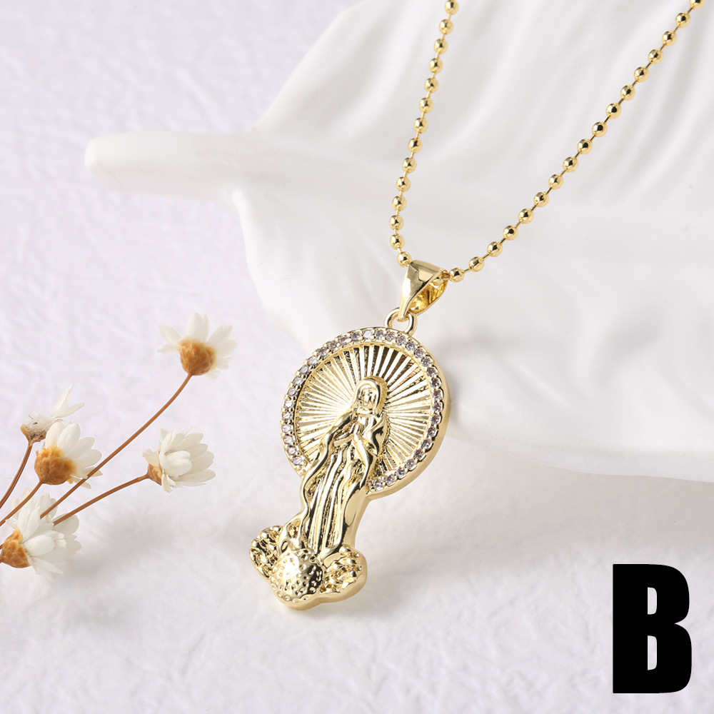 Follow Jesus Cross Christian Necklace