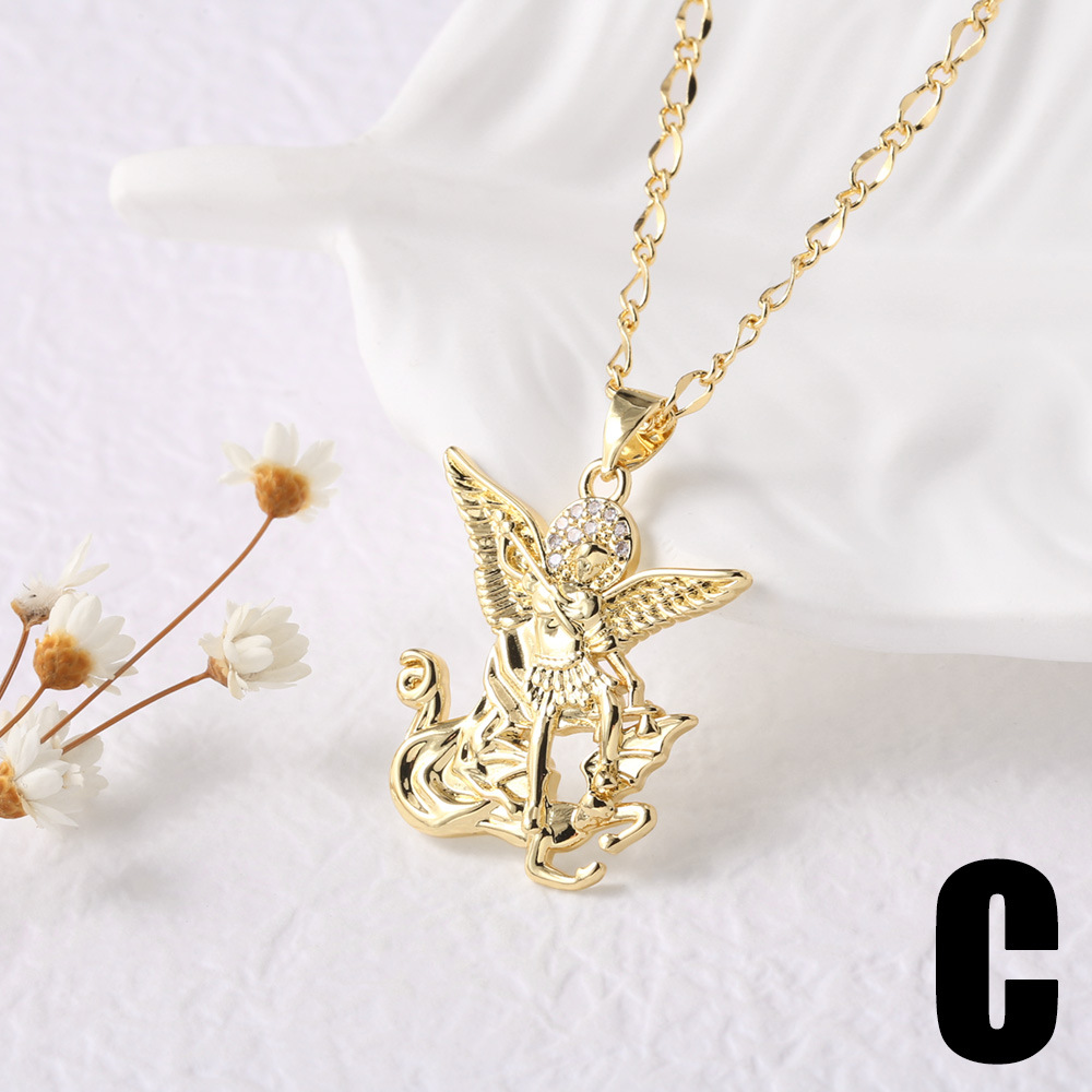 Follow Jesus Cross Christian Necklace