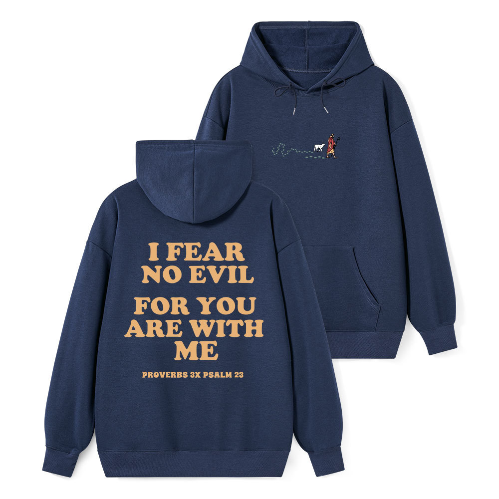 Follow Jesus Fear No Evil Christian Classic Hoodie
