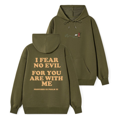 Follow Jesus Fear No Evil Christian Classic Hoodie