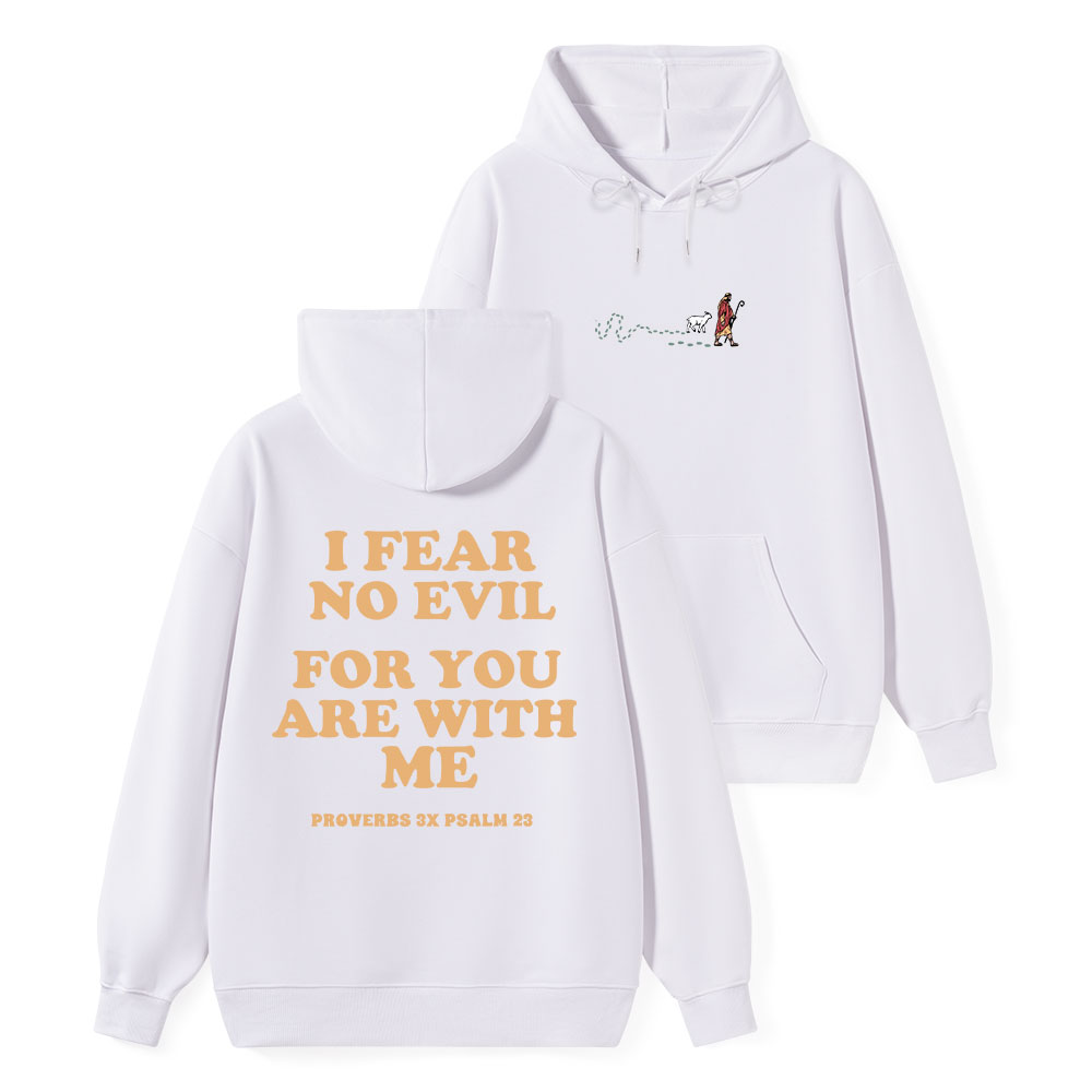 Follow Jesus Fear No Evil Christian Classic Hoodie