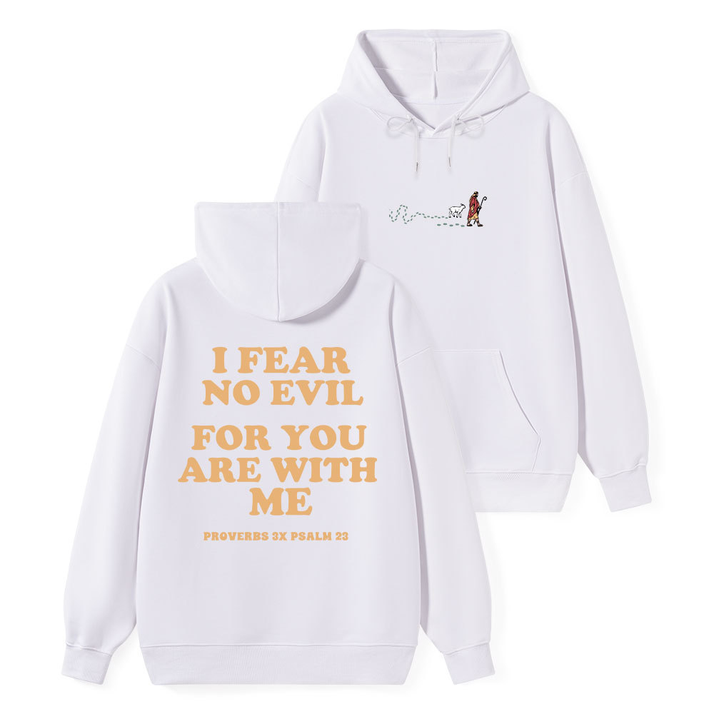 Follow Jesus Fear No Evil Christian Classic Hoodie