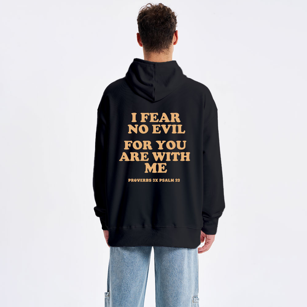 Follow Jesus Fear No Evil Christian Classic Hoodie