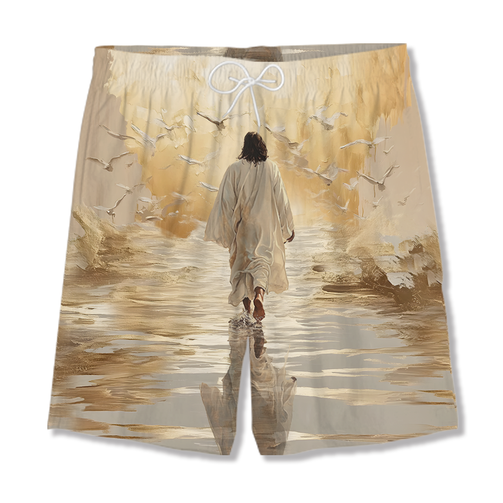 Frist Of All I'm God Pieces Christian Hawaiian Shirt Sale - GuidingCross