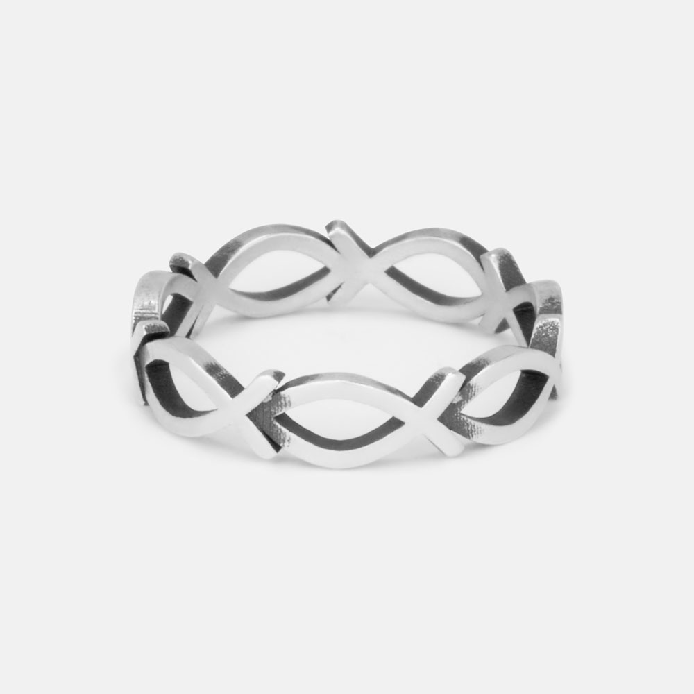 Follow Me Christian 925 Sterling Silver Ring