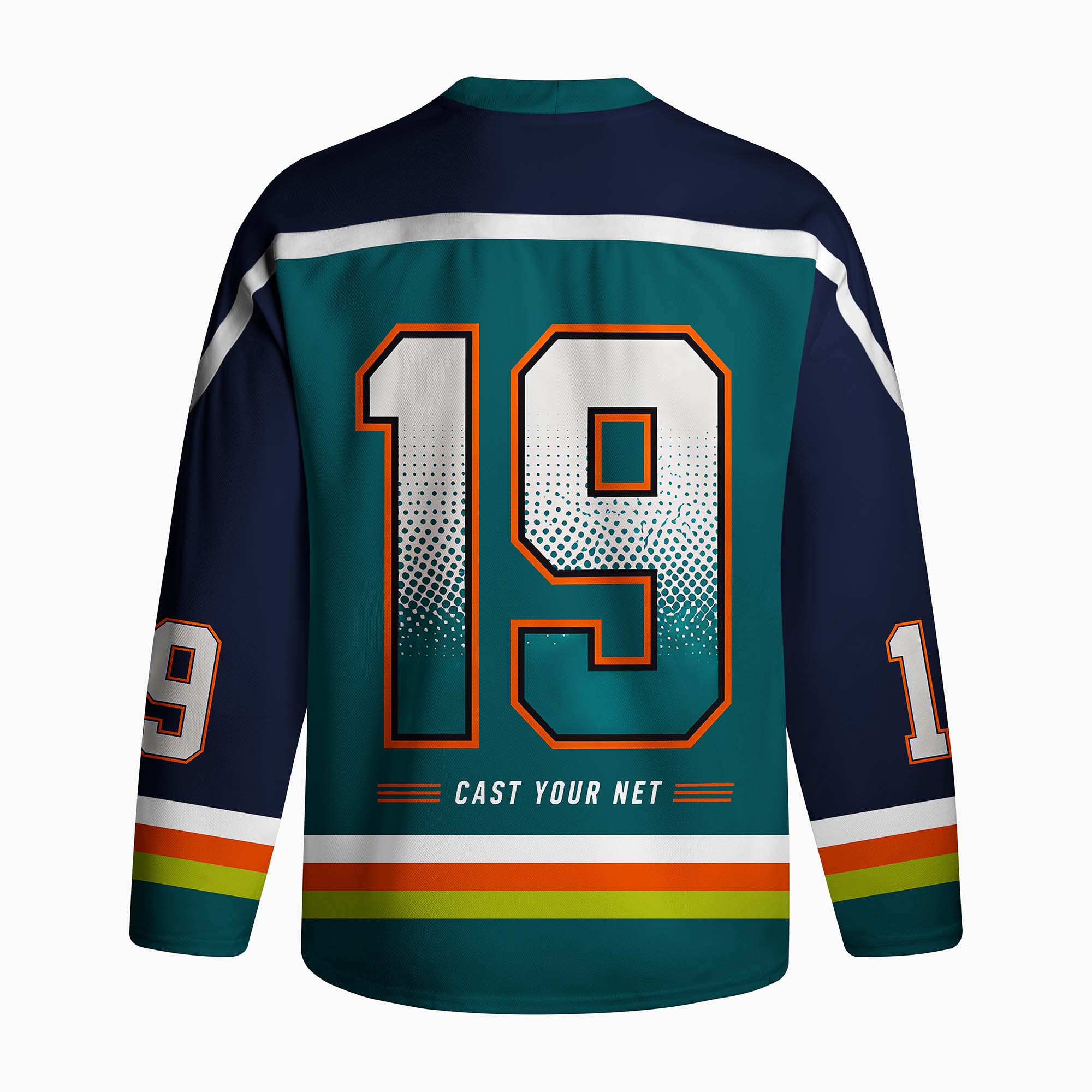 Fishers Of Men Christian Long Sleeve Hockey Jersey