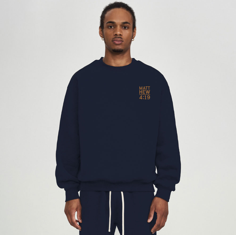 Follow Me I Will Make You Fishers Of Men Christian Fleece Sweatshirt