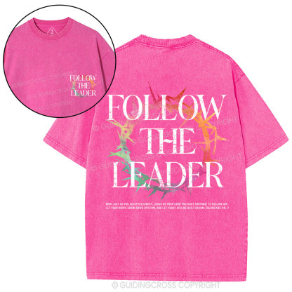 Follow The Leader Christian Washed T-Shirt