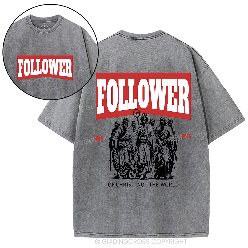 Follower Christian Washed T-Shirt