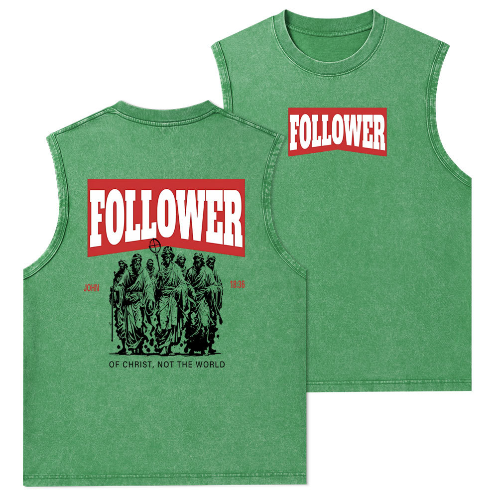 Follower Christian Washed Tank Top