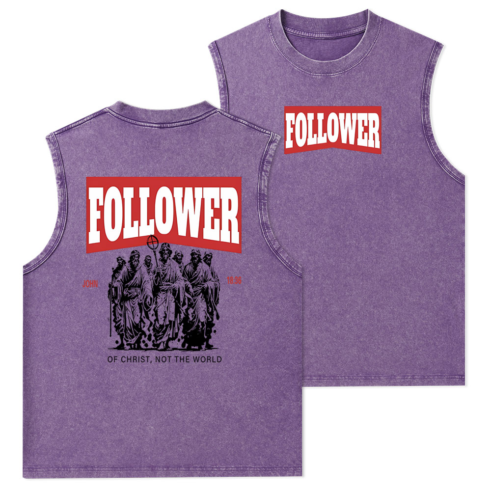Follower Christian Washed Tank Top