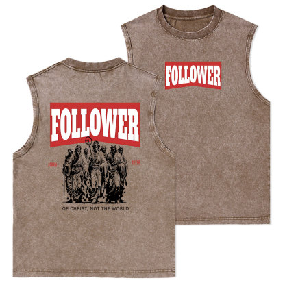 Follower Christian Washed Tank Top