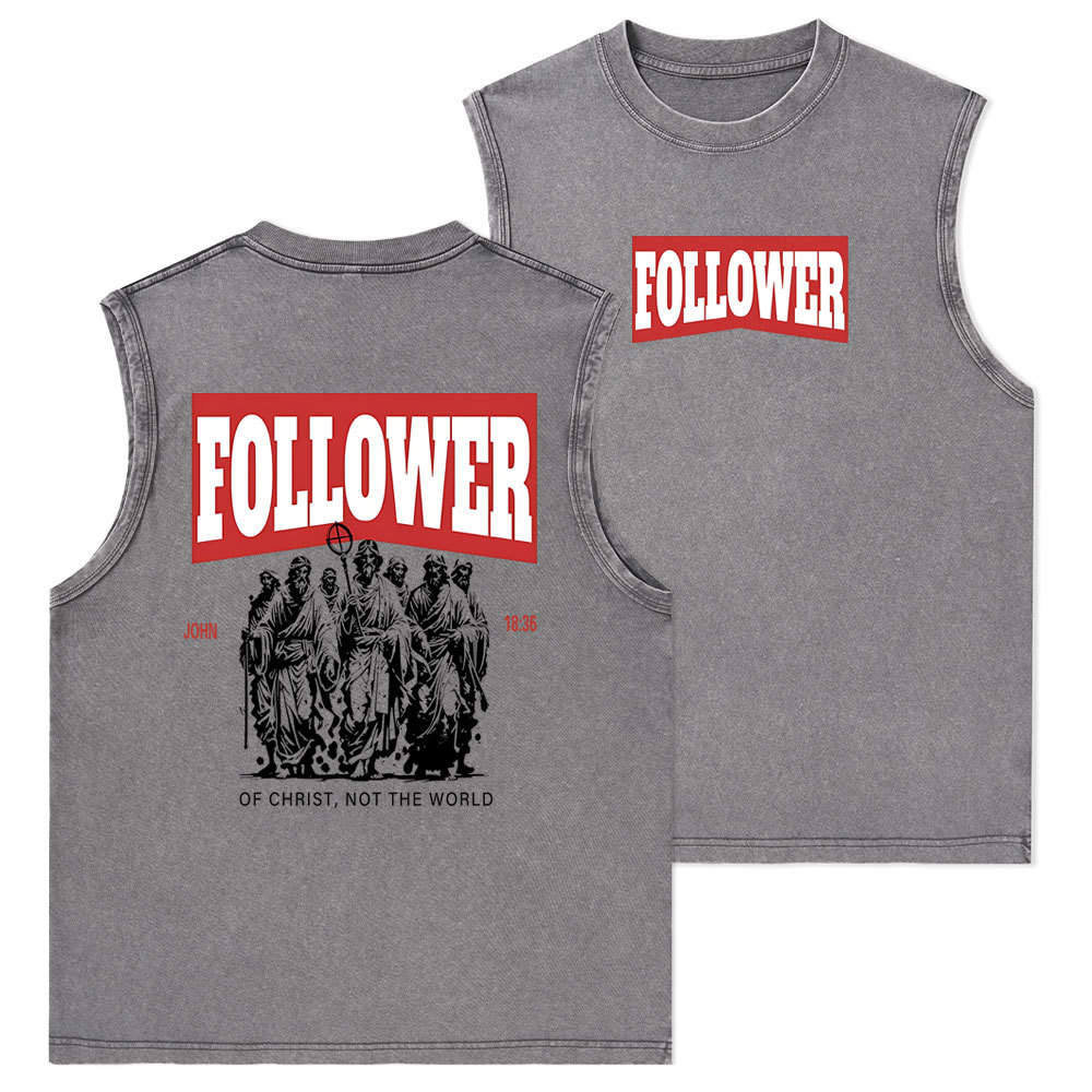 Follower Christian Washed Tank Top