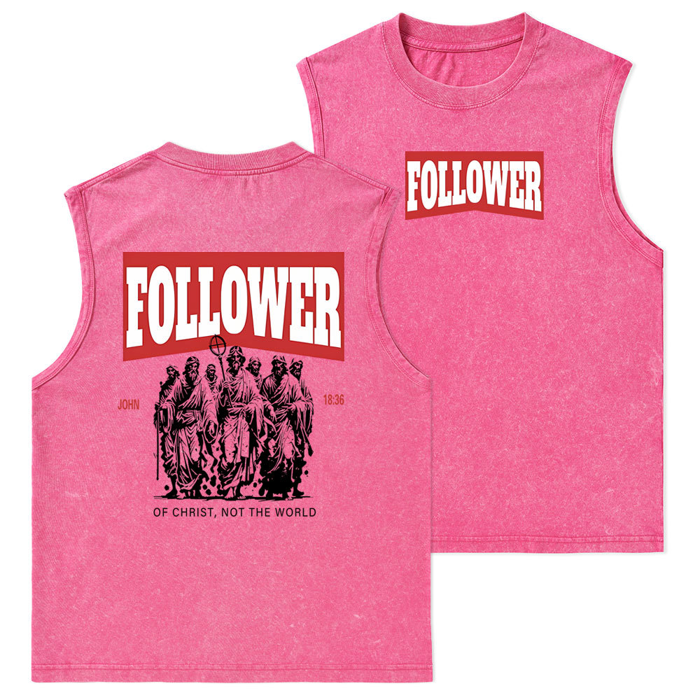 Follower Christian Washed Tank Top
