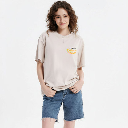 Follower Of Christ Christian Washed T-Shirt