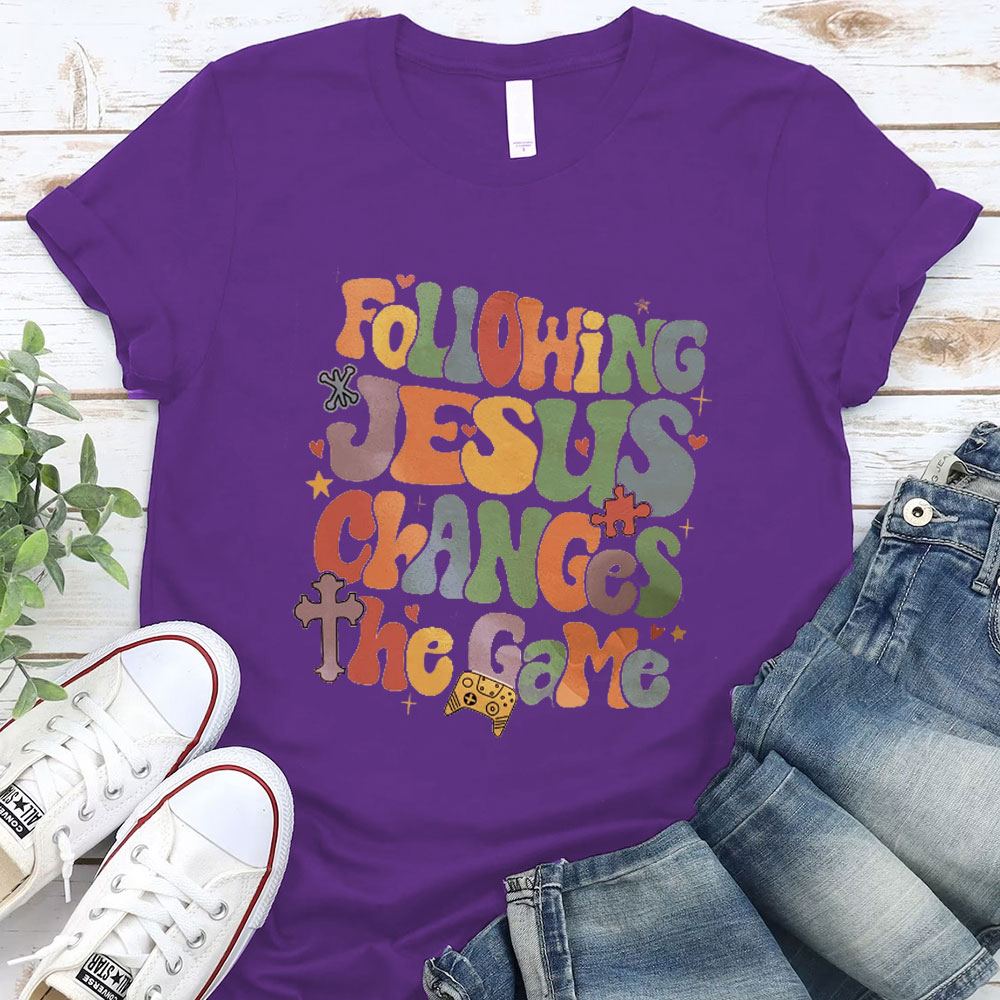 Following Jesus Christian T-Shirt