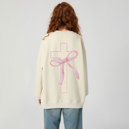For God So Loved Christian Fleece Sweatshirt