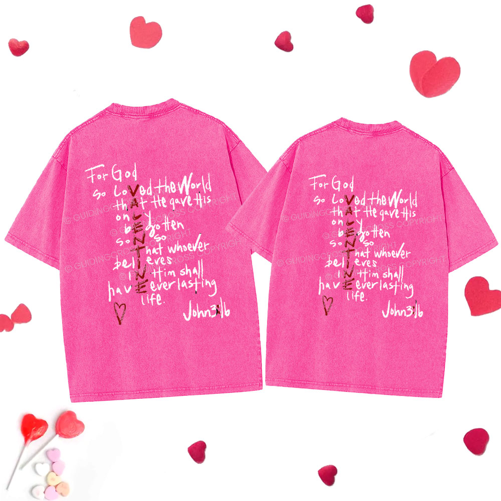 Sample Washed T-Shirt Sale - GuidingCross