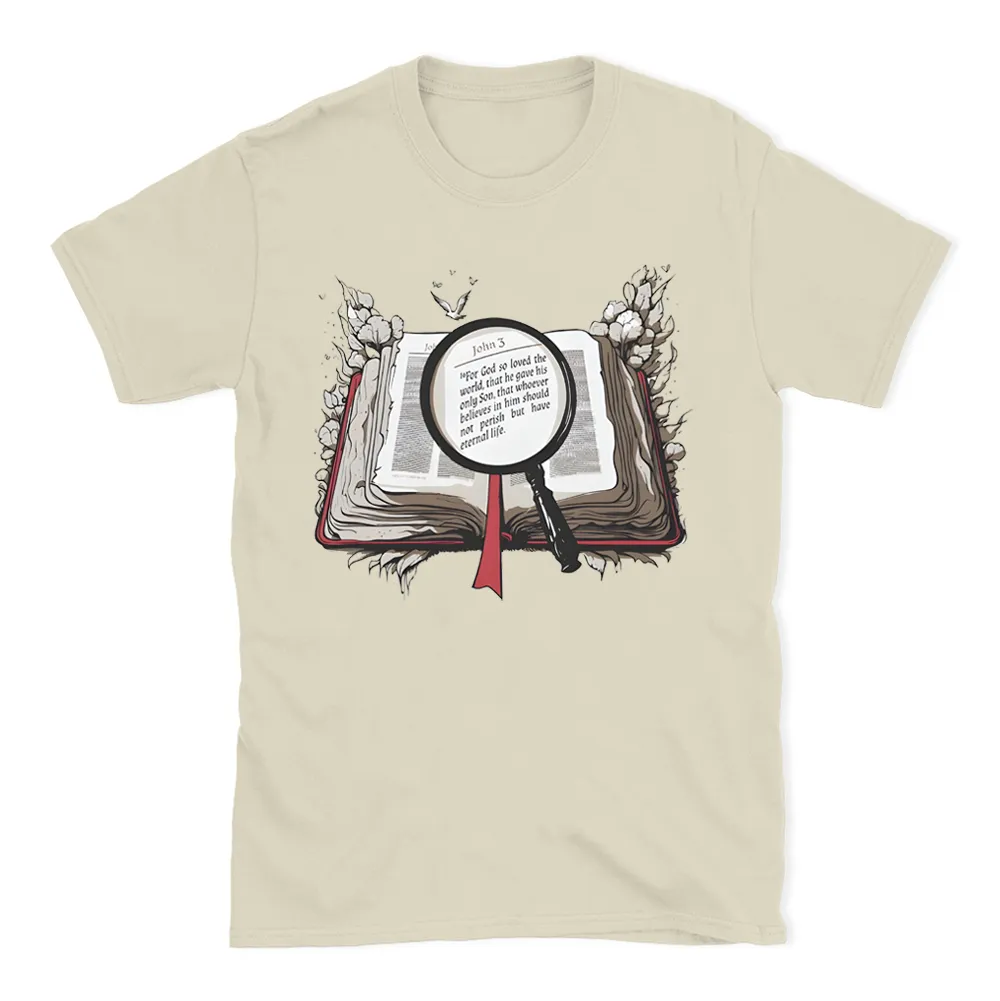 For God So Loved The Word Christian Washed T-Shirt