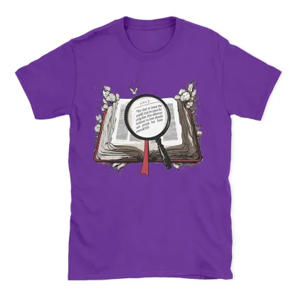 For God So Loved The Word Christian Washed T-Shirt