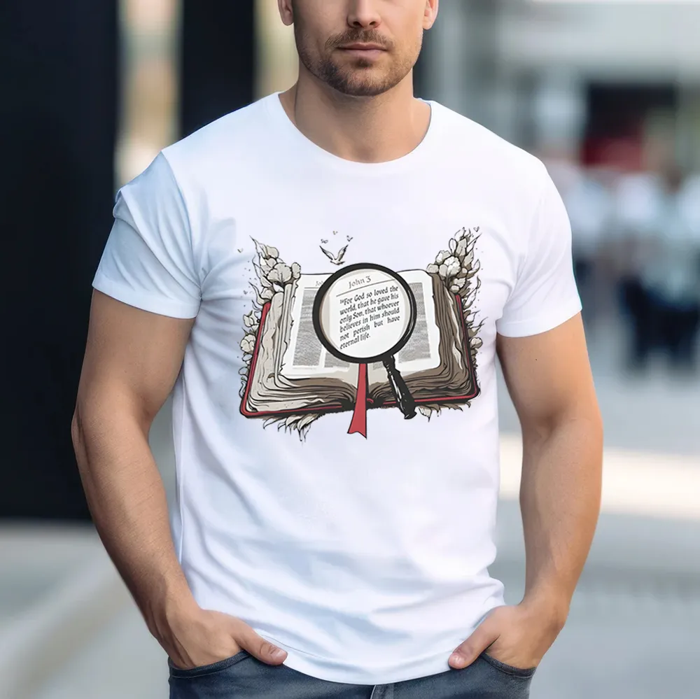 For God So Loved The Word Christian Washed T-Shirt