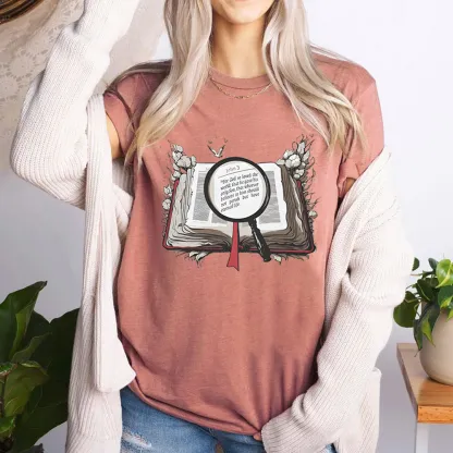 For God So Loved The Word Christian Washed T-Shirt