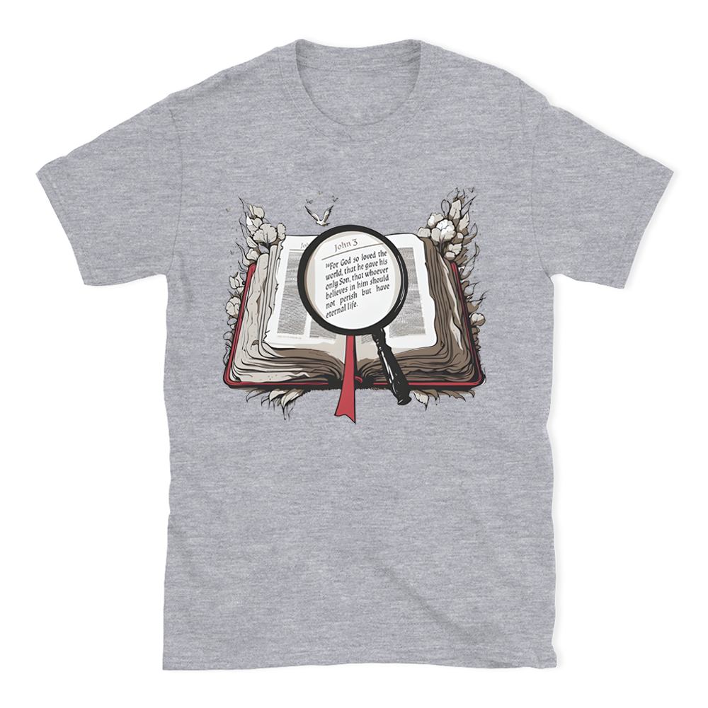 For God So Loved The Word Christian Washed T-Shirt