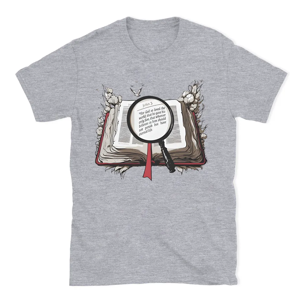 For God So Loved The Word Christian Washed T-Shirt