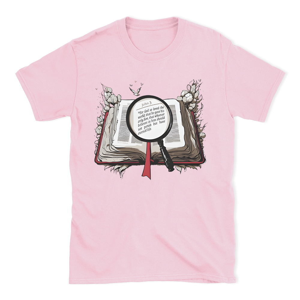 For God So Loved The Word Christian Washed T-Shirt
