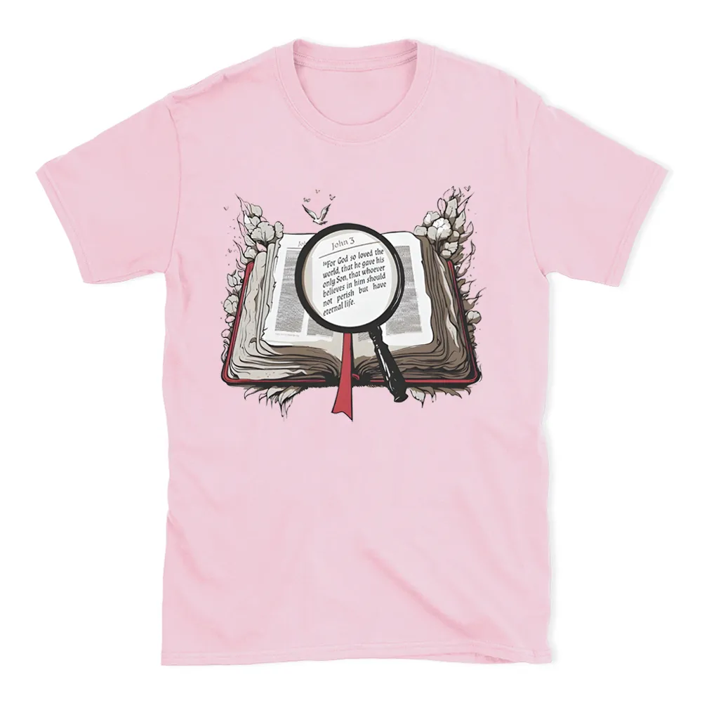 For God So Loved The Word Christian Washed T-Shirt