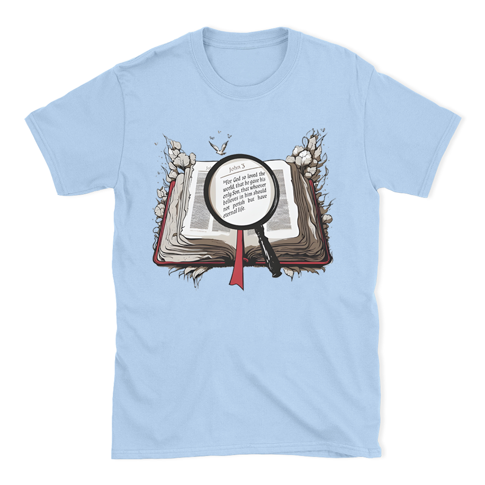 For God So Loved The Word Christian Washed T-Shirt