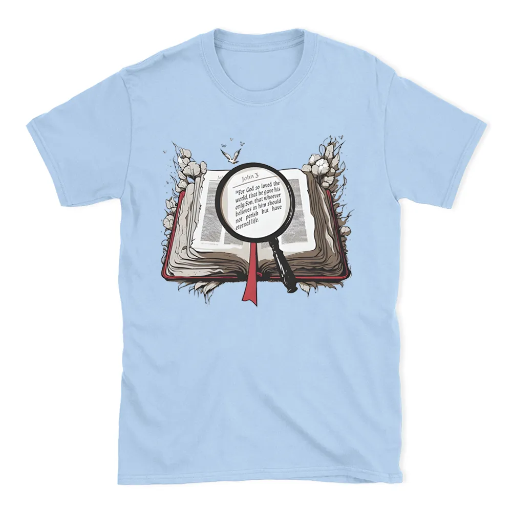 For God So Loved The Word Christian Washed T-Shirt