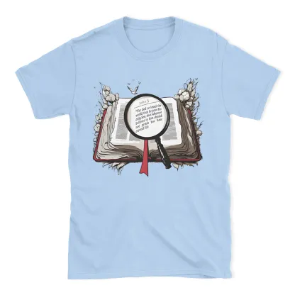 For God So Loved The Word Christian Washed T-Shirt