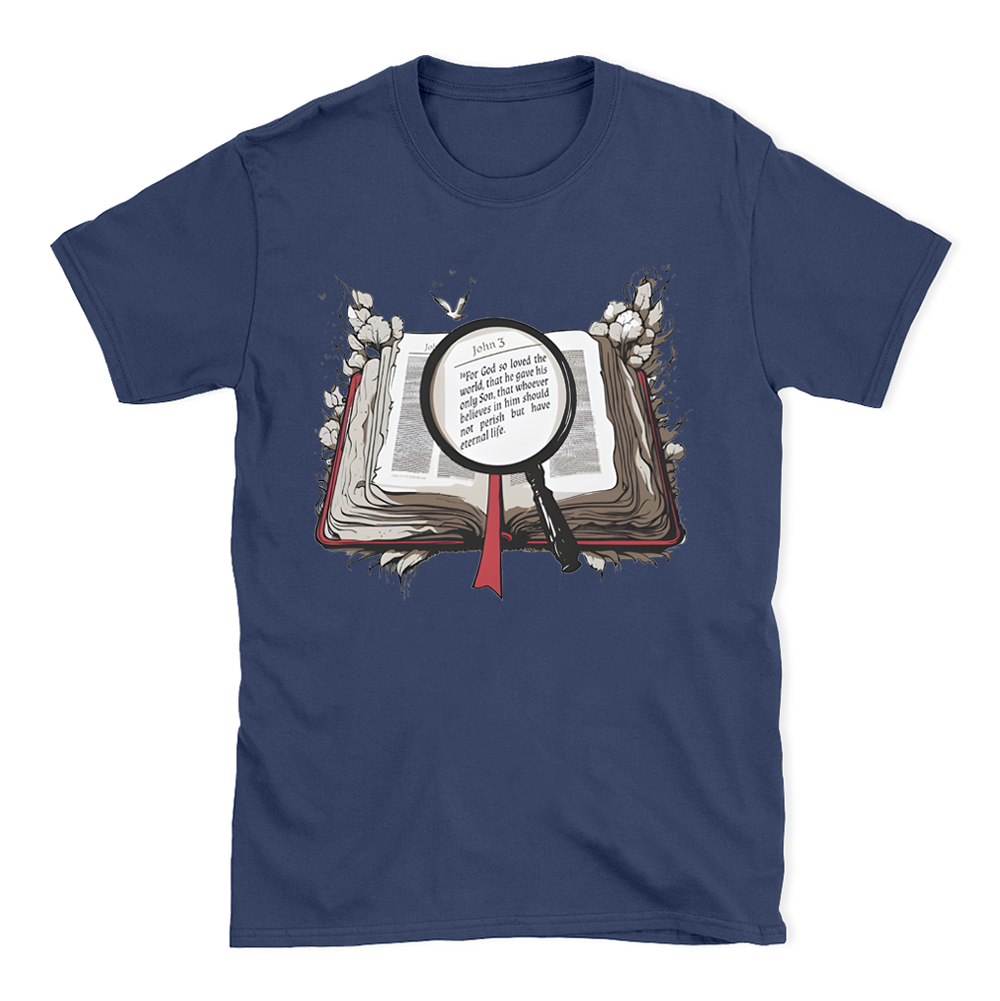 For God So Loved The Word Christian Washed T-Shirt